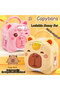 Capybara Locked Metal Piggy Bank & Trendy Toy Character Themed Box Cute Figure Gift Piggy Bank