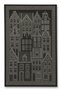 Mosso Black Home Themed Pattern Modern Decorative Carpet Mosso493