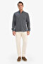 Regular Fit Polo Collar Textured Green Men's Shirt E9586Ax/Gn1155 - 2