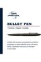 Bullet Pen - 400 Series - Matte Black w/Clip - Gift Boxed - 2
