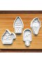 Ice Cream Set of 4 D001 Cookie and Candy Dough Mold