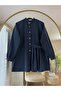Women's Oversize Parachute Fabric Belted Jacket - 7