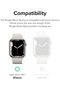 Apple Watch 8 / 7 41mm | Bezel Styling| Silver (41-09) - 4