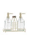 Lcw Home Colorless 3 Piece Metal Bathroom Set - 5