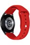 Samsung Galaxy Watch 3 45mm /46mm | 22mm Silicone Watch Band Strap | Red - 2