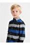 Boy's Long Sleeve Striped Denim Shirt 6002