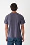 Crew Neck Striped Men's T-Shirt - 4