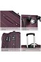 Expandable Luggage Trolley Bag Soft Suitcase for Unisex Travel - 8
