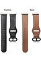 Leather Watch Band Straps | Fitbit Sense & Fitbit Versa 3 Smart WatchBlack - 7