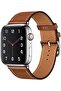Ouzoon Leather Strap For Apple Watch Series SE | 8 | 7 | 6 | 5 | 4 | 3 | 2 | 1