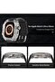 Transparent Case with Rubber Band For Apple Watch Ultra 49mm Orange - 2