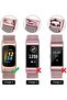 Metal Bands for Fitbit Charge 6 / Charge 5 Smart Watch -Black - 4