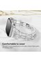 Apple Watch 38mm 40mm 41mm 42mm | Diamond Metal Watch Band | Silver - 5
