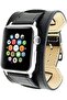 Apple Watch 38mm 40mm 41mm 42mm | PU Leather Band | Black - 2