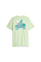Mens x PALM TREE CREW Graphic T-Shirt - Green - 7