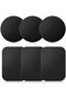 Universal Mount Metal Plate for Cell Phone Magnet Car Mount Holder (3 Round 3 Rectangle) - 2