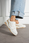 Beige Women's Casual Sneaker Stylish Sports Shoes