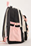 Luxury Imported Fabric Girl's School Bag - Elementary & Middle School Backpack with 6 Accessory Buckles as Gifts - 5