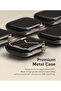 Apple Watch 8 / 7 45mm | Bezel Styling Case Adhesive Frame Ring Cover | Black 45 | 03 - 8