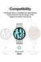 Samsung Galaxy Watch 6 44mm Case| Slim Series | Clear + Chrome - 6