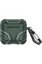 Airpods 4 Case Cover with Keychain | Rugged Hard Shell Case Design |Dark Green