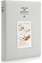 128 Pockets Card Size Photo Album for Fujifilm Instax Mini Cameras (Grey)