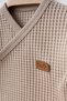 Baby Waffle Brown 100% Cotton 5-Piece Newborn Hospital Discharge Set yk2028 - 2