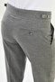 Checked Slim Fit Buckled Waist Wool Men's Trousers Anthracite - 38326.25K - 4