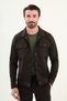 Plain Slim Fit Shirt Collar Men's Coat Brown - 39657.25K - 4