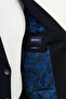 Straight Slim Fit Mono Collar Classic Wool Men's Suit Navy Blue - 45410.25K - 6
