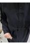 Cream Long Tunic Shirt Black 25442 - 2