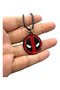 Cute Steel Necklace for Deadpool Fans - 3