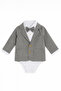 Baby Boy&Child Exclusive Cut Luxury Bodysuit Shirt Jacket Suit Mevlit Wedding Party - 2