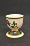 Mettlach Hand Painted Vintage Egg Cup with Flowers 1 Piece - 2