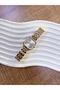 Retro Cord Square Dial Women's Vintage Watch - 4