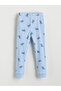 Özmarka New Season Crew Neck Printed Long Sleeve Baby Boy Pajama Set - 4