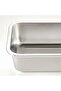365+ Food container with lid, rectangular stainless steel/bamboo, 1.0 l - 5