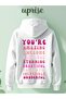 You'Re Amazing Printed Cotton 3 Yarn Oversized Sweatshirt