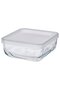 BESTÄMMA Food container with lid, glass, 0.5 l