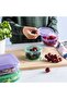 PRUTA Snack container with lid, lilac/green, 0.3 l - 2