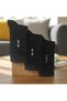 3 Pairs of Quality Cotton Navy Blue Anti-Resistant Black Patterned Men's Socks - 3