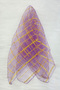 Large Size 70cm Gold Silvery Bridal Halay Handkerchief, Bridesmaid Henna Shawl, Wedding Convoy Lilac 10 Pieces - 5