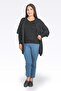 11105 Black V-Neck Long Sleeve T-Shirt - 2