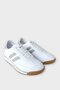 Men's Leather Casual Comfortable Sports Shoes White - Gray - 3