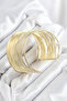 Brass Wire Wrapped Model Gold Color Women's Bracelet - 2