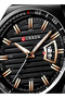 Waterproof Stainless Steel Band With Calendar Quartz Watch 8375 - 45 mm - Black - 4