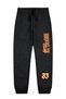 Boy's Jogger Tracksuit Bottoms with Brooklyn Print Detail and Elastic Waist