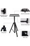 Projector Tripod Stand, Portable Adjustable Height 40" to 71" with Mount Bracket & Rack Tray - 3