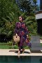 Ethnic model lace-up waist design hijab pareo - 6