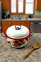 22 No 3L Enamel Pot, Serving, Food Camping, Picnic, Dowry